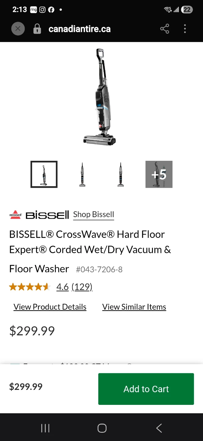 BISSELL CrossWave Hard Floor Expert Corded Wet/Dry Vacuum - photo 2