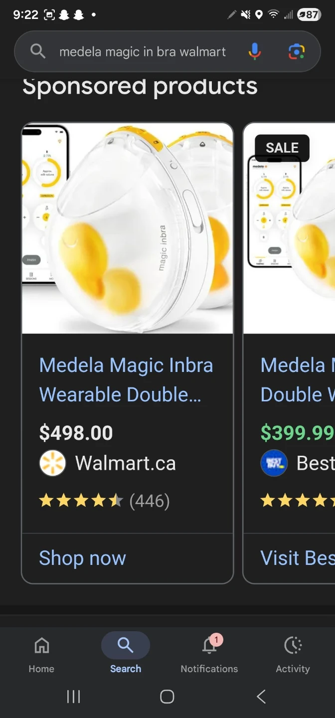 Medela Magic InBra Wearable Breast Pump - photo 3