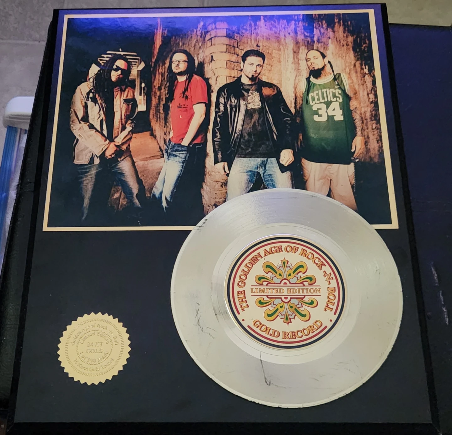 Korn Limited Edition Gold Record Plaque (Numbered #327/500