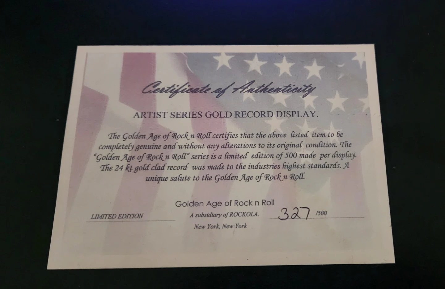 Korn Limited Edition Gold Record Plaque (Numbered #327/500 - photo 2