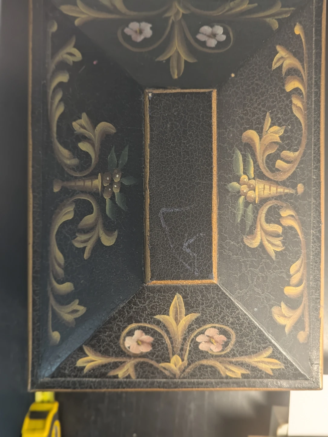 Decorative Wooden Trinket Box with Hand-Painted Floral Design - photo 4