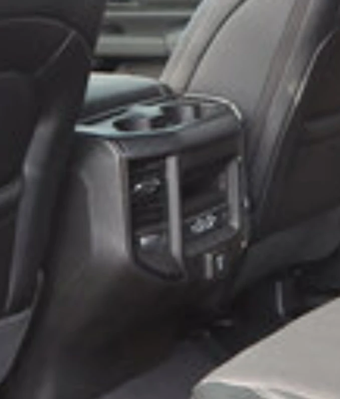 2021 Ram Rebel Mopar Rear Seat AC Vent & Cup Holder Assembly - photo 3