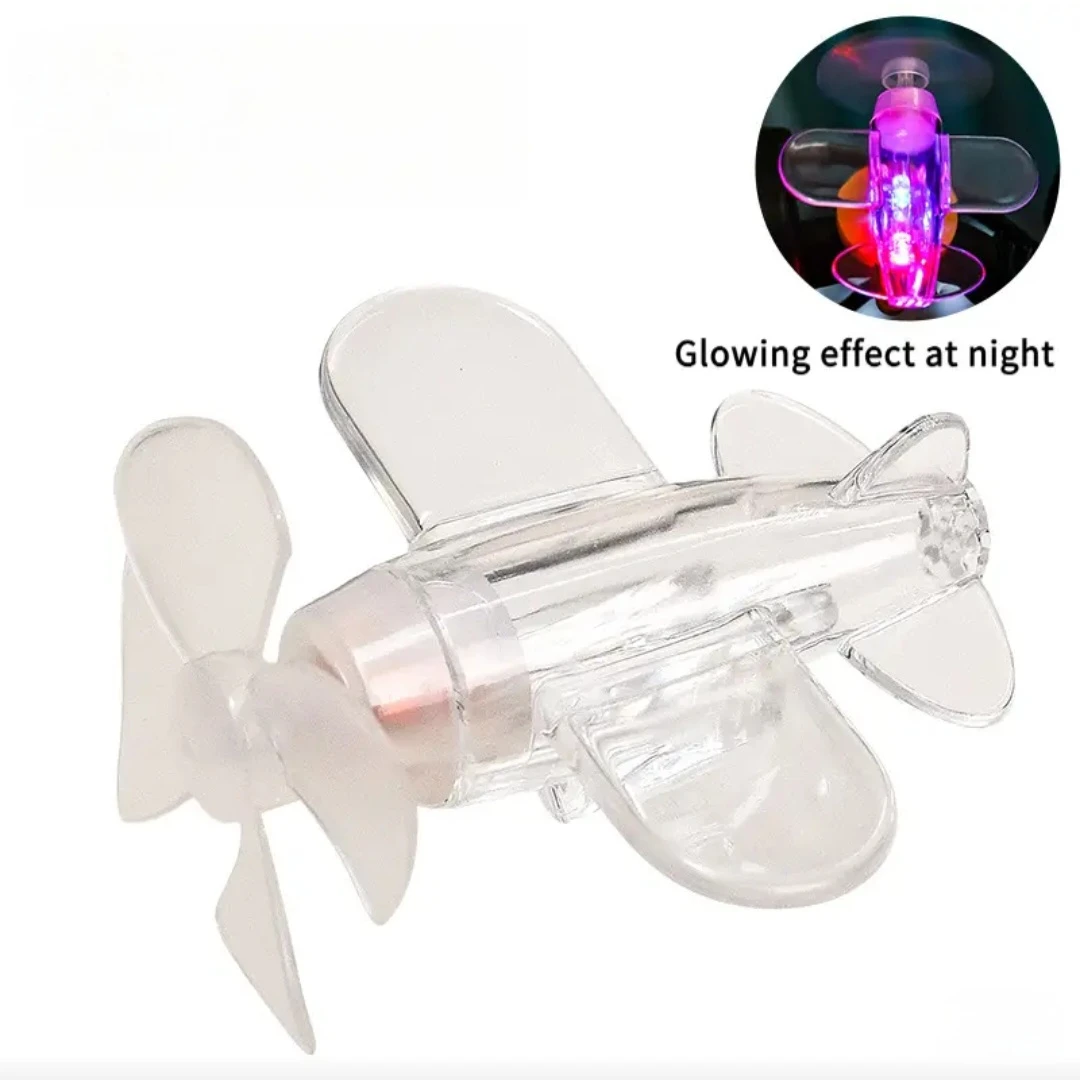 Cool Airplane Wind-Powered with Lights for. Car/Motorcycle/Cycle - photo 2