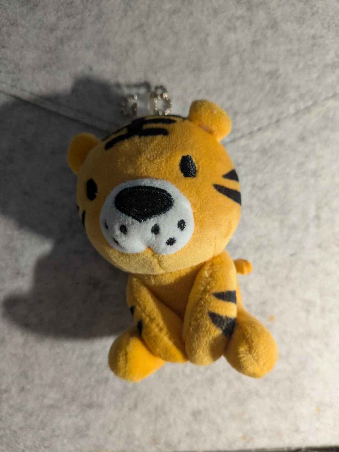 Plush Tiger Keychain