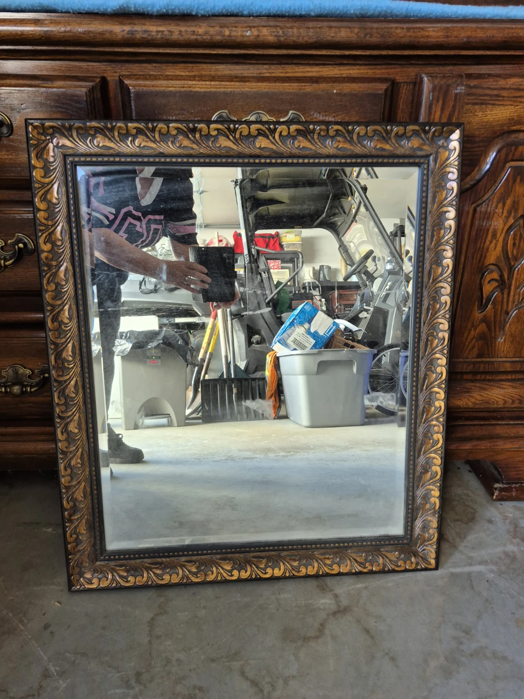 Ornate Framed Wall Mirror