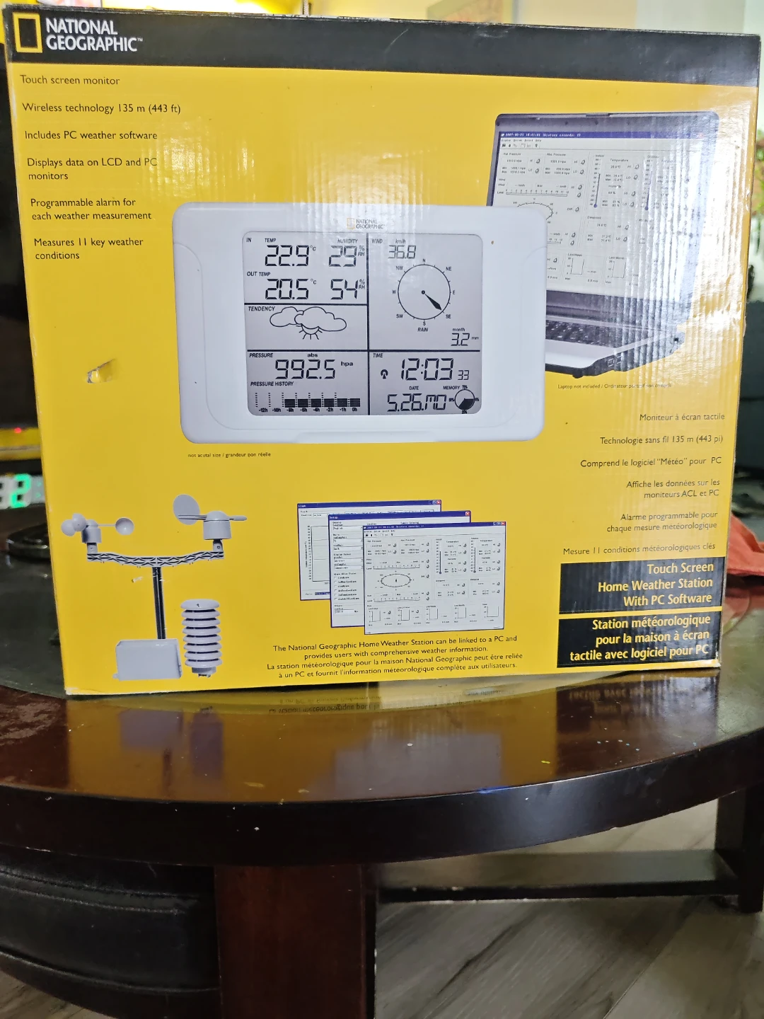National Geographic Touch Screen Home Weather Station - photo 2