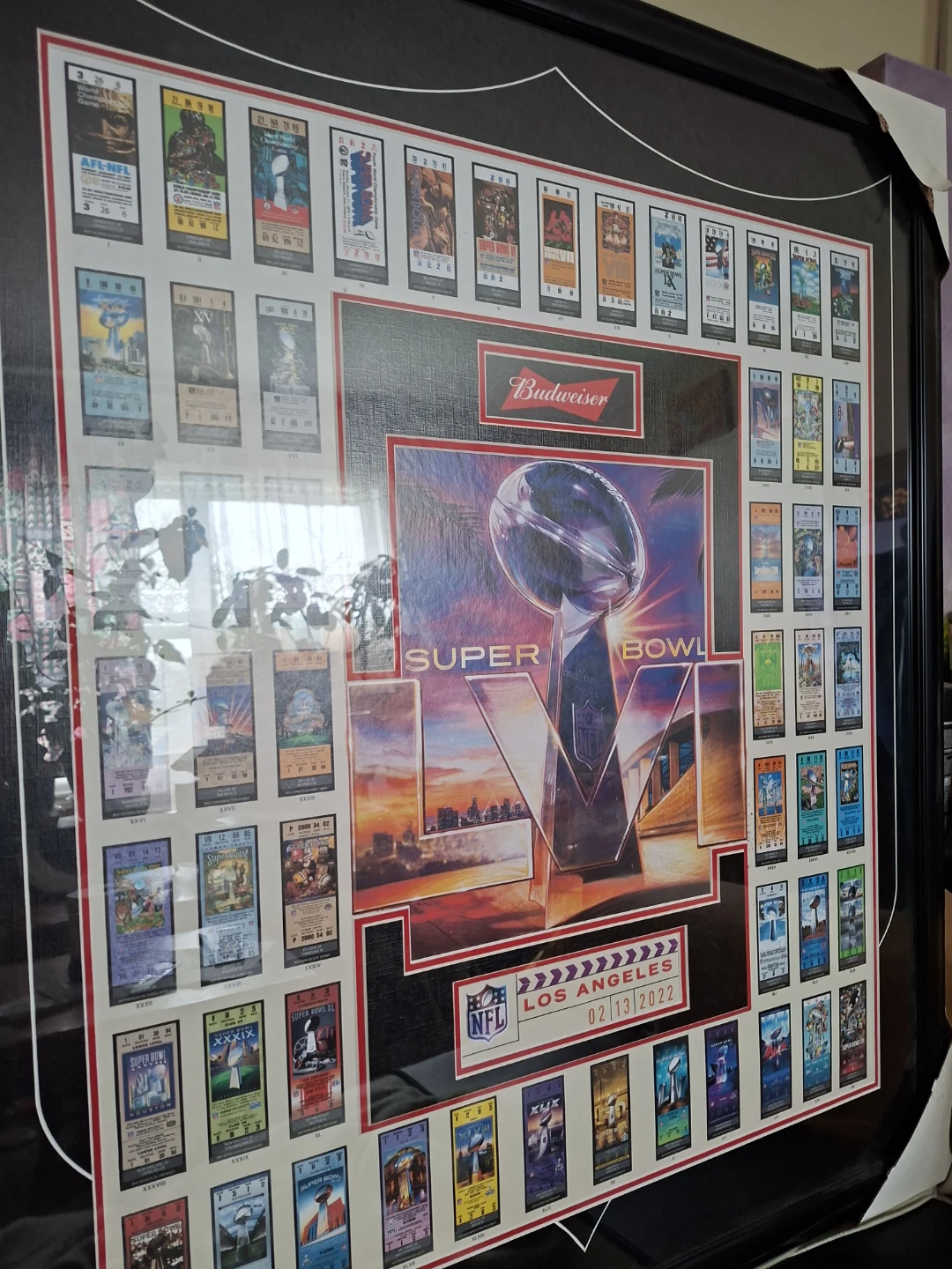 Super Bowl LVI Ticket Collection Framed Memorabilia - photo 2