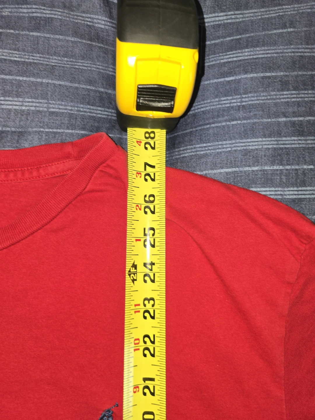 Lg - Ralph Lauren Polo T-Shirt Red with Pony Logo (CLEAN) - photo 3