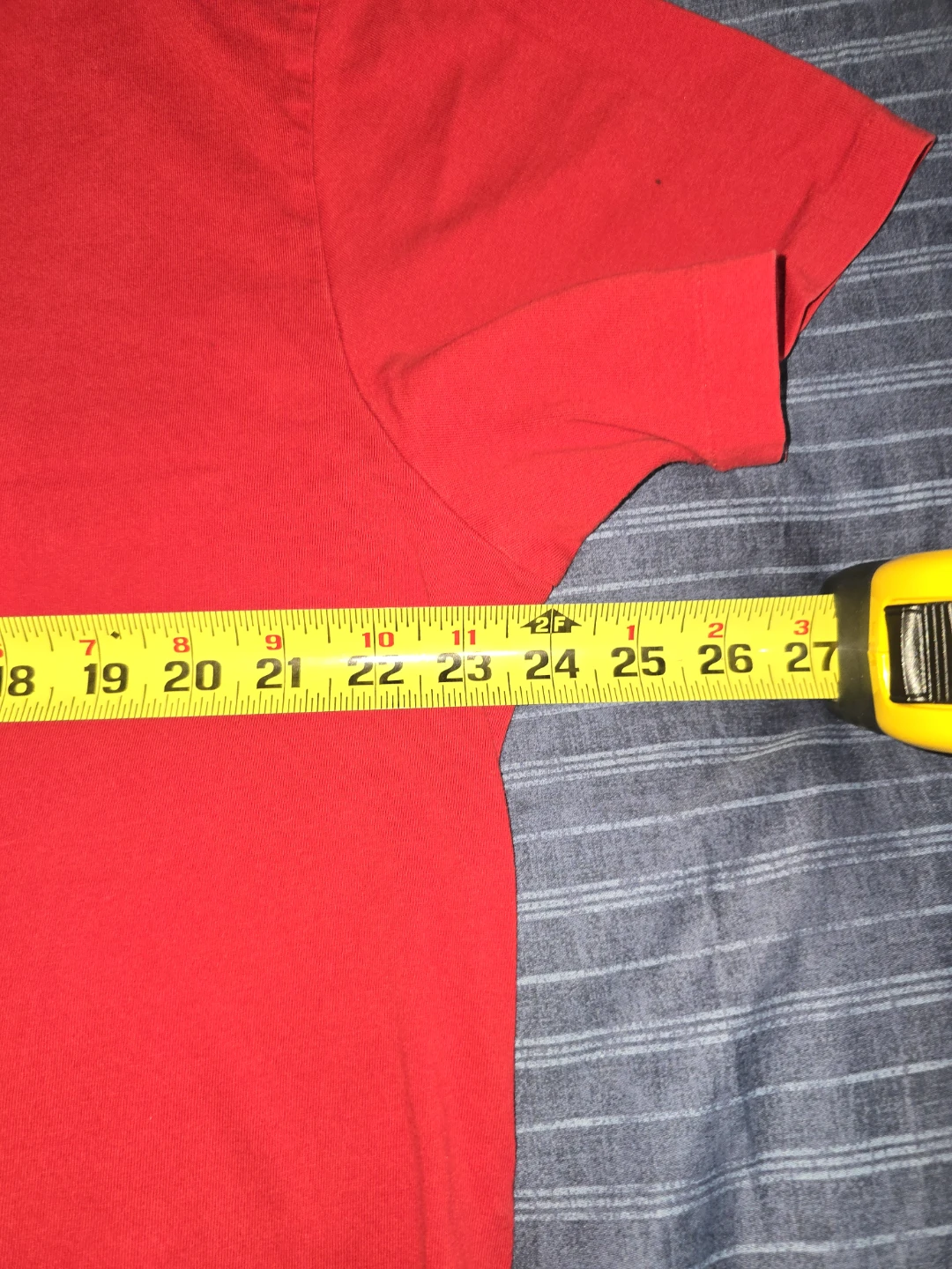 Lg - Ralph Lauren Polo T-Shirt Red with Pony Logo (CLEAN) - photo 4