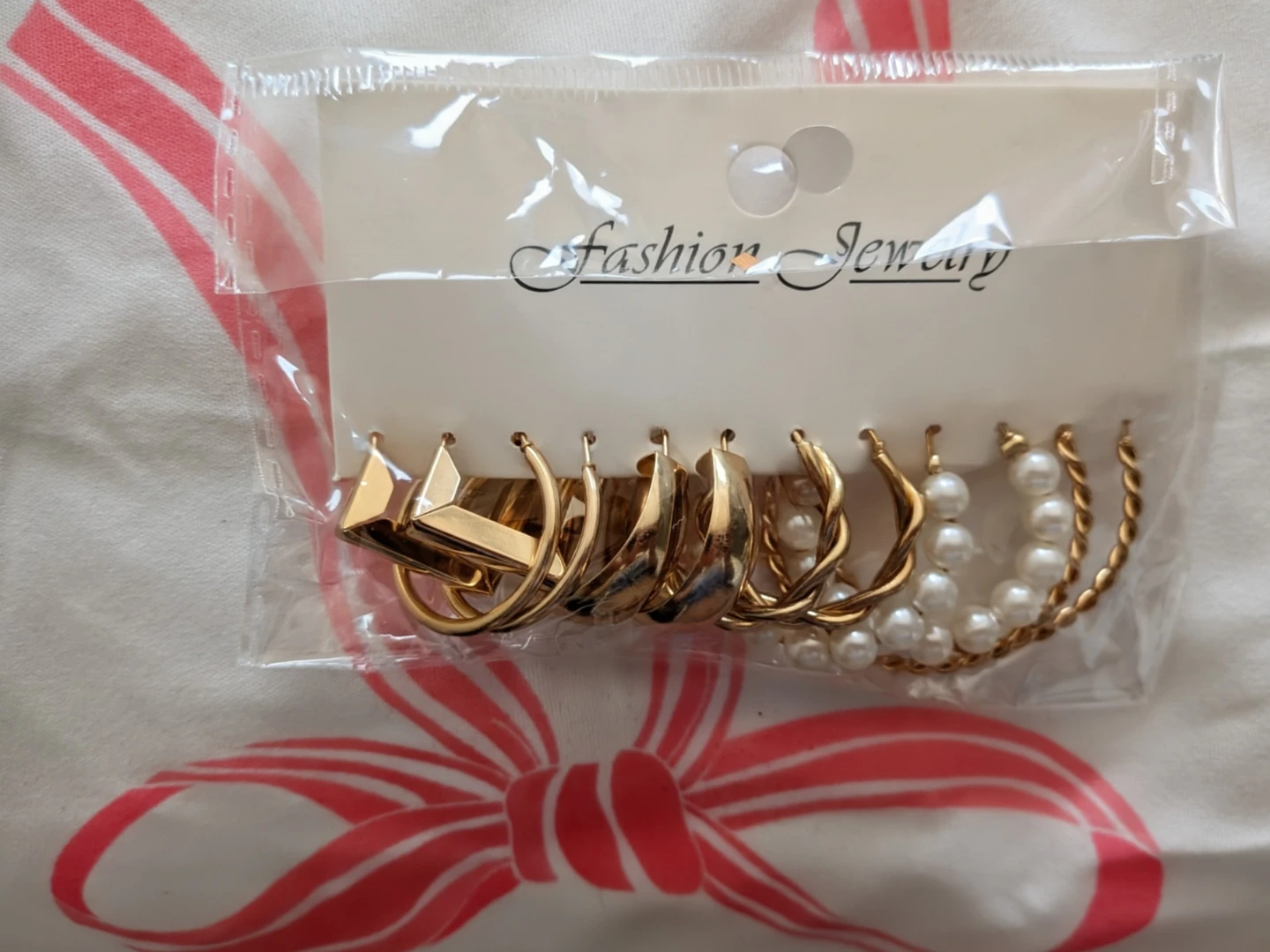 Fashion Jewelry Gold-Tone Hoop Earring Set