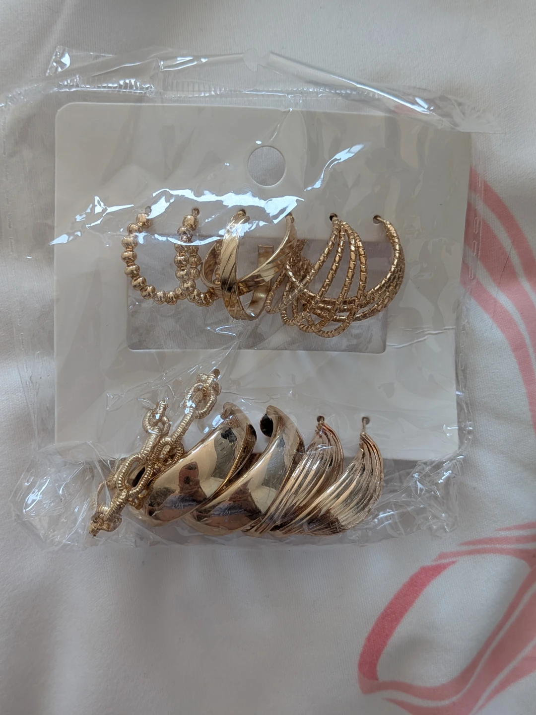 Fashion Jewelry Gold-Tone Hoop Earring Set - photo 4