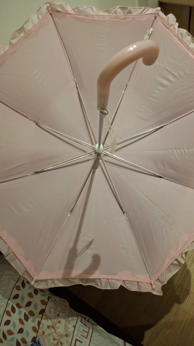 Kids sturdy Pink Ruffled Umbrella - photo 4
