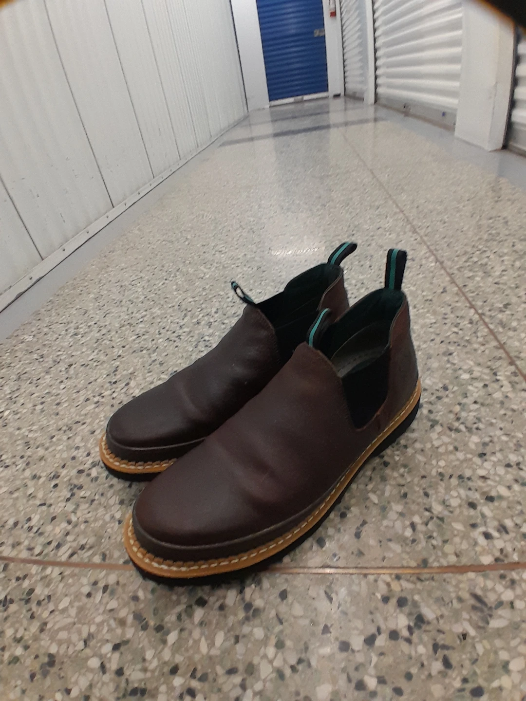 Men's Brown Leather  Boots Original Georgia Giant  Size 15