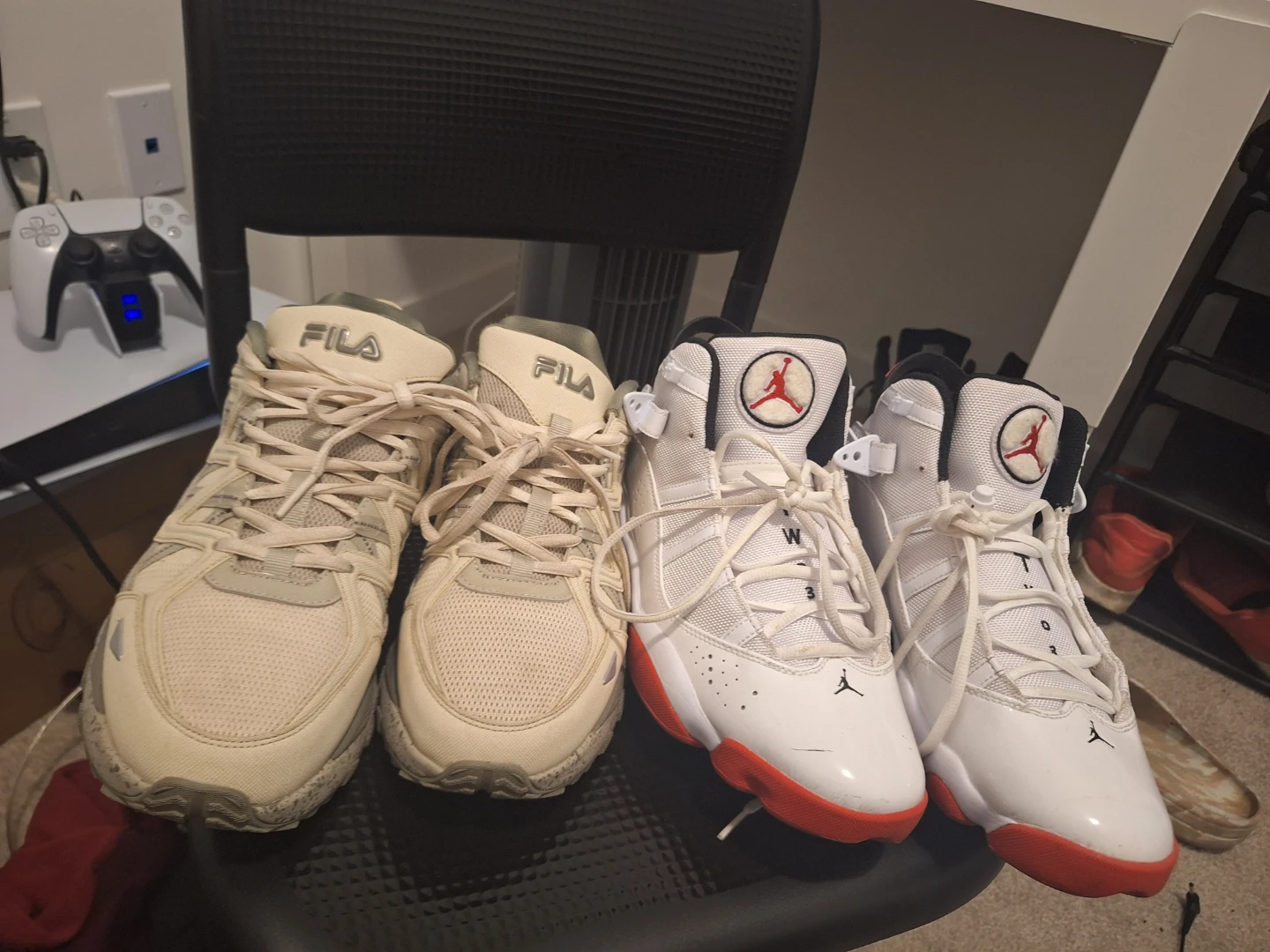 Fila and Air Jordan Shoes