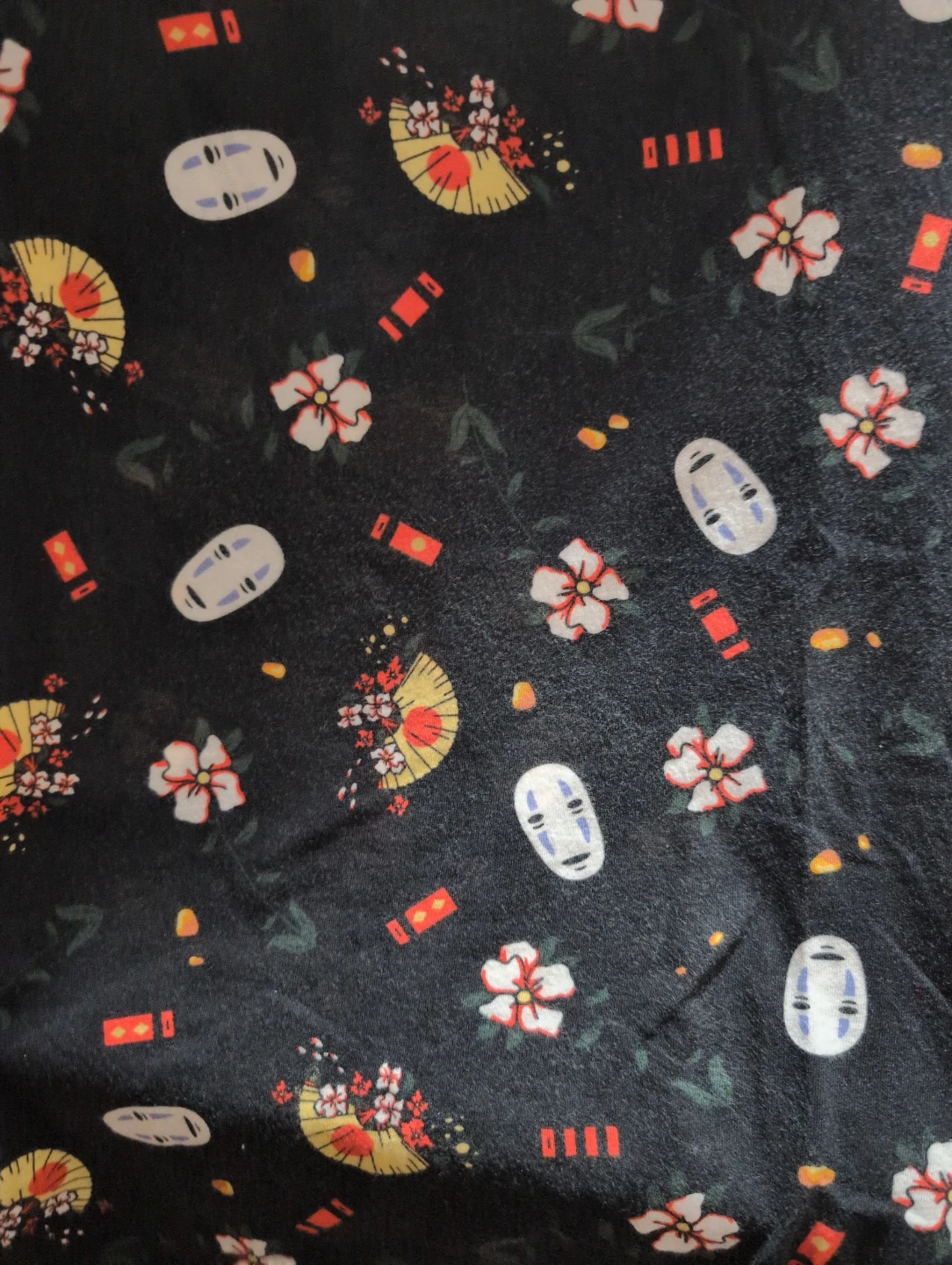 Spirited Away No-Face and Flower Print T-Shirt From Hot Topic - photo 5