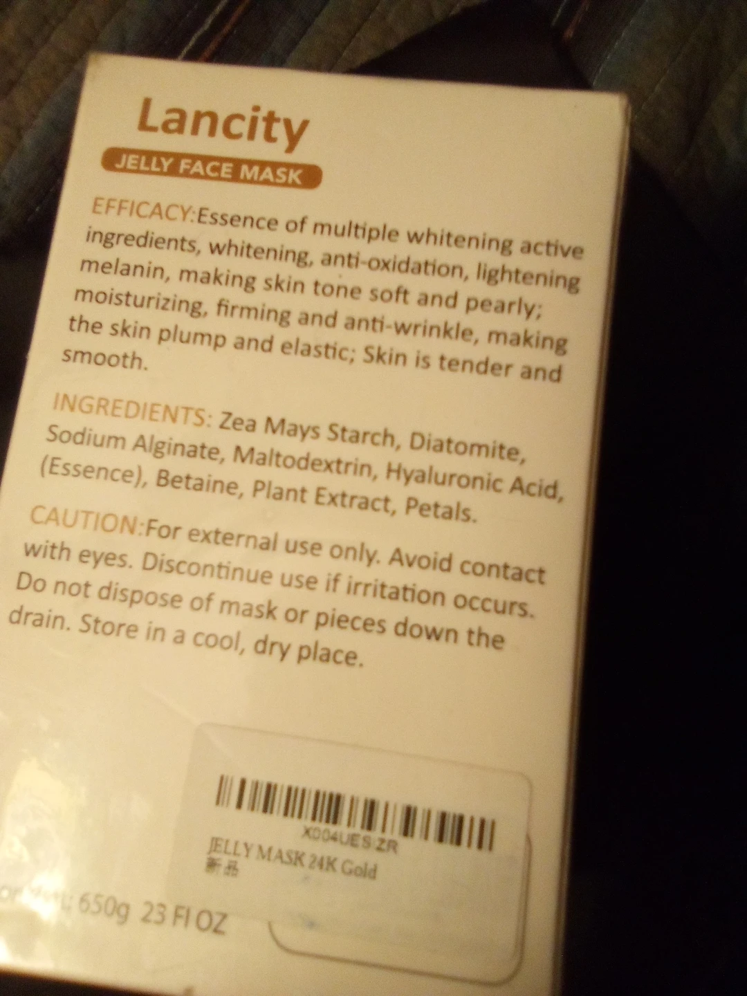 Lancity Jelly Face Mask - Acid Hyaluron - photo 2
