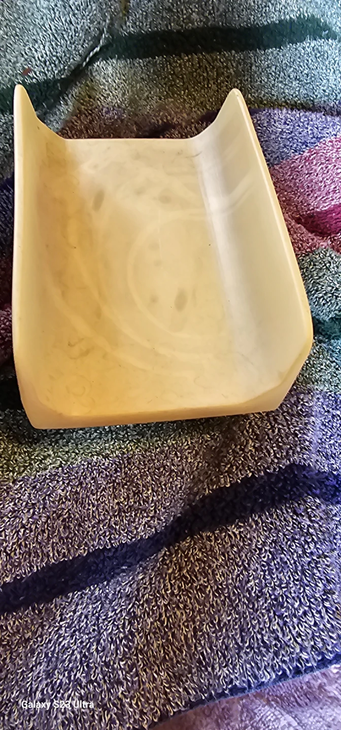 Alabaster Soap Dish Stand - photo 2