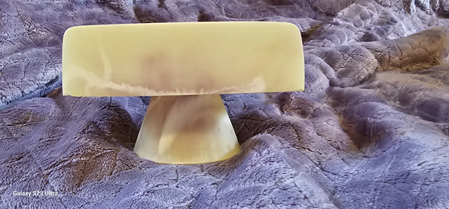Alabaster Soap Dish Stand - photo 5