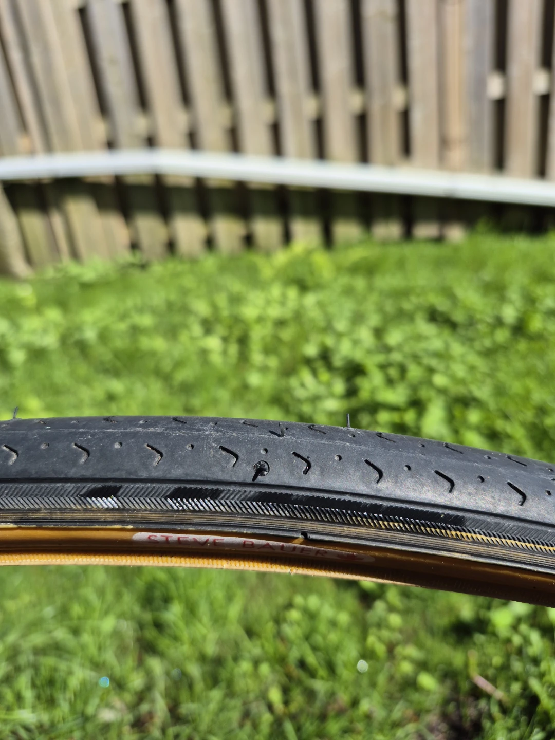27 x 1 1/4" Bicycle Tire - Gum Wall - photo 3