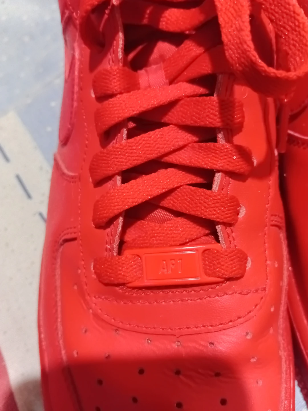 Nike Air Force 1 Low Red Men's Shoes Size 10 - photo 4