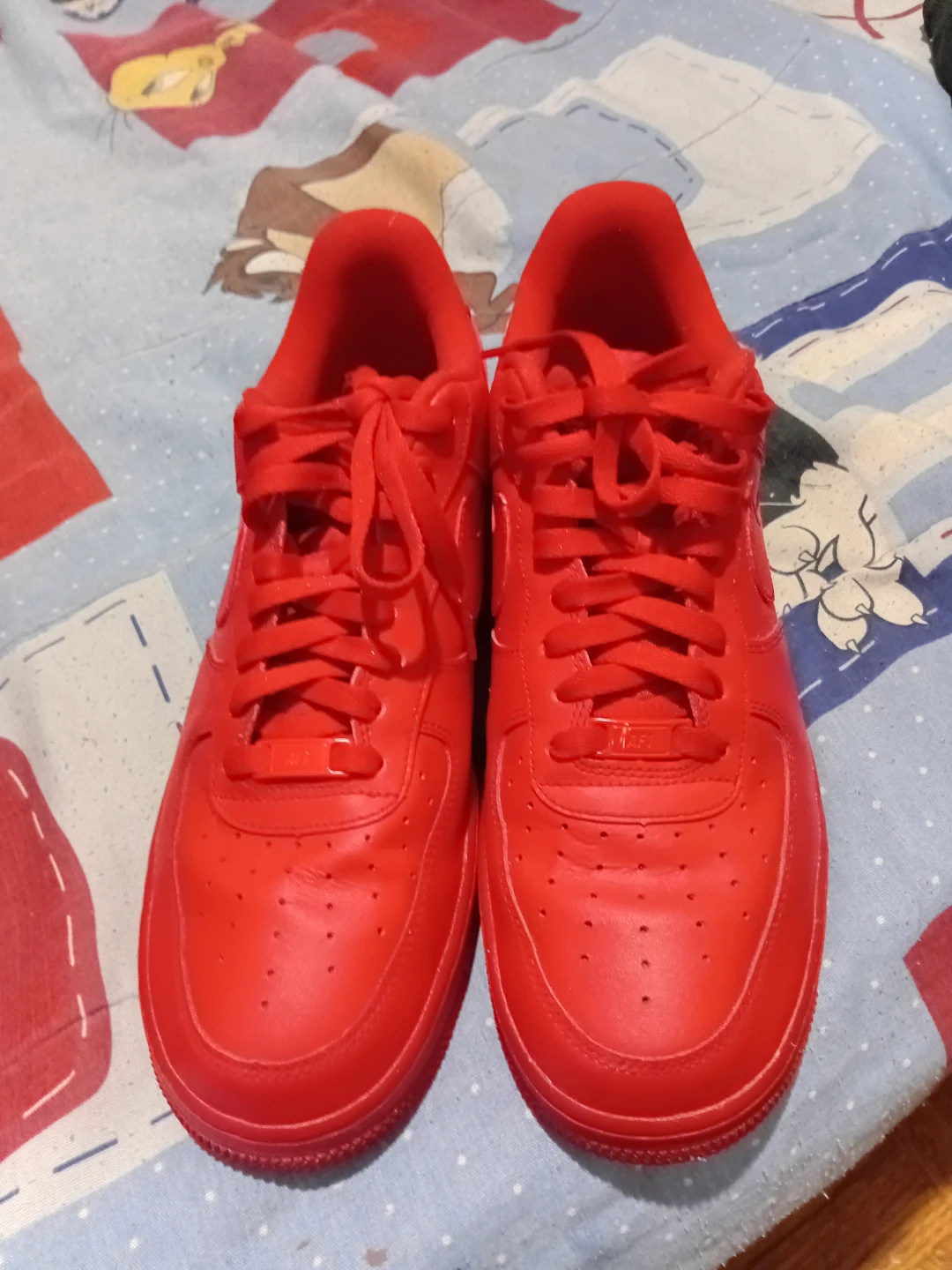 Nike Air Force 1 Low Red Men's Shoes Size 10