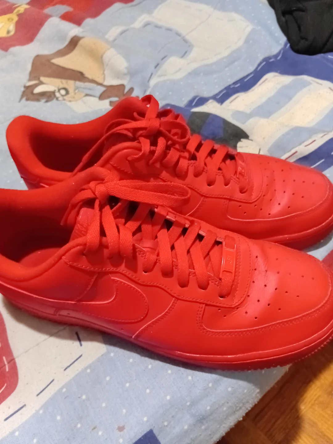 Nike Air Force 1 Low Red Men's Shoes Size 10 - photo 5