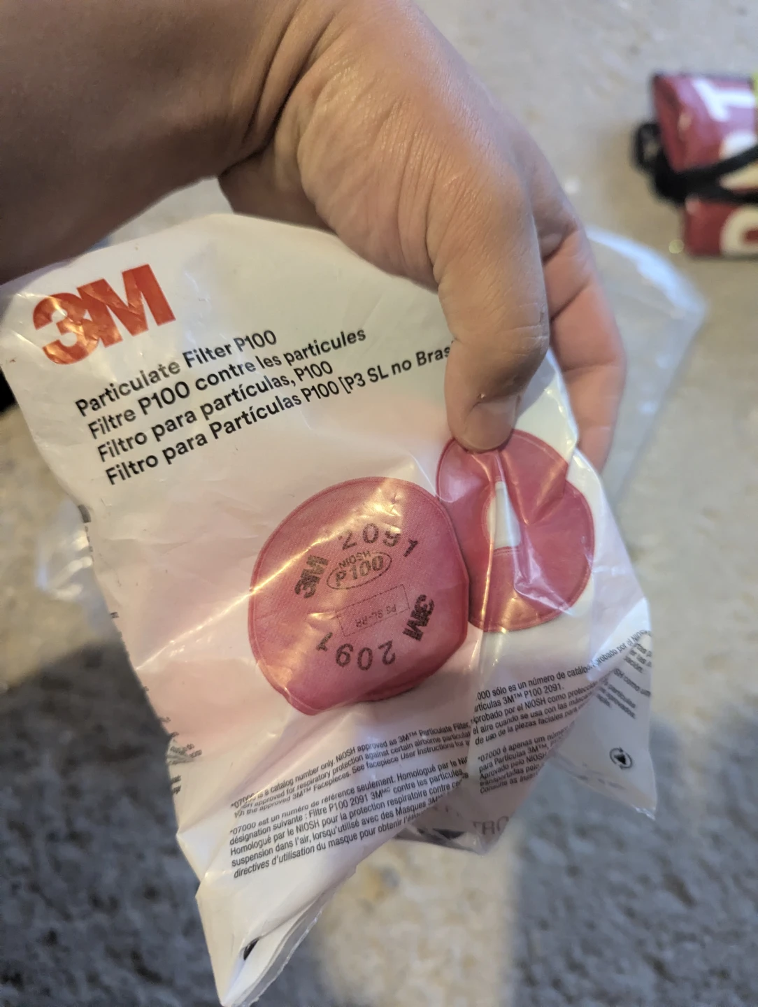 3M Full Face Respirator with P100 Filters - photo 5