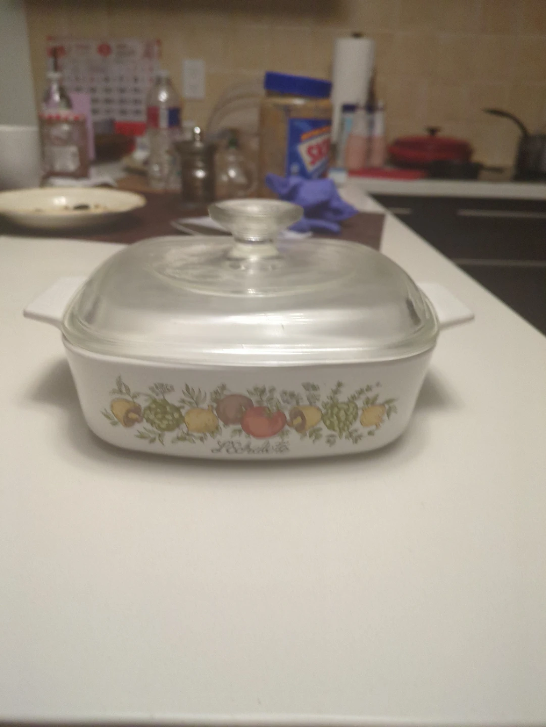 CorningWare French Garden Casserole Dish with Lid