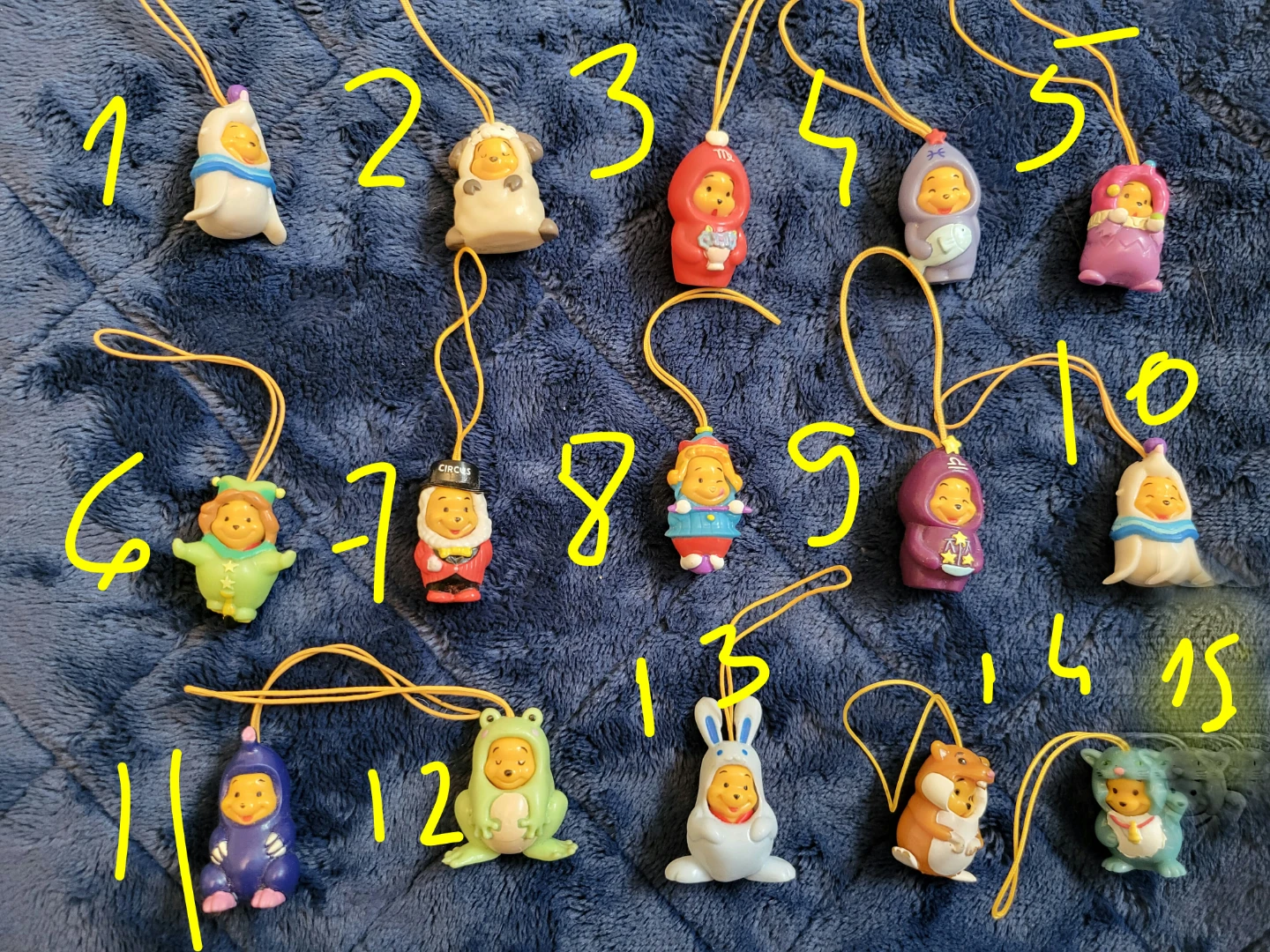 Vintage Disney Peek-A-Pooh Winnie-the-Pooh Charms - photo 2