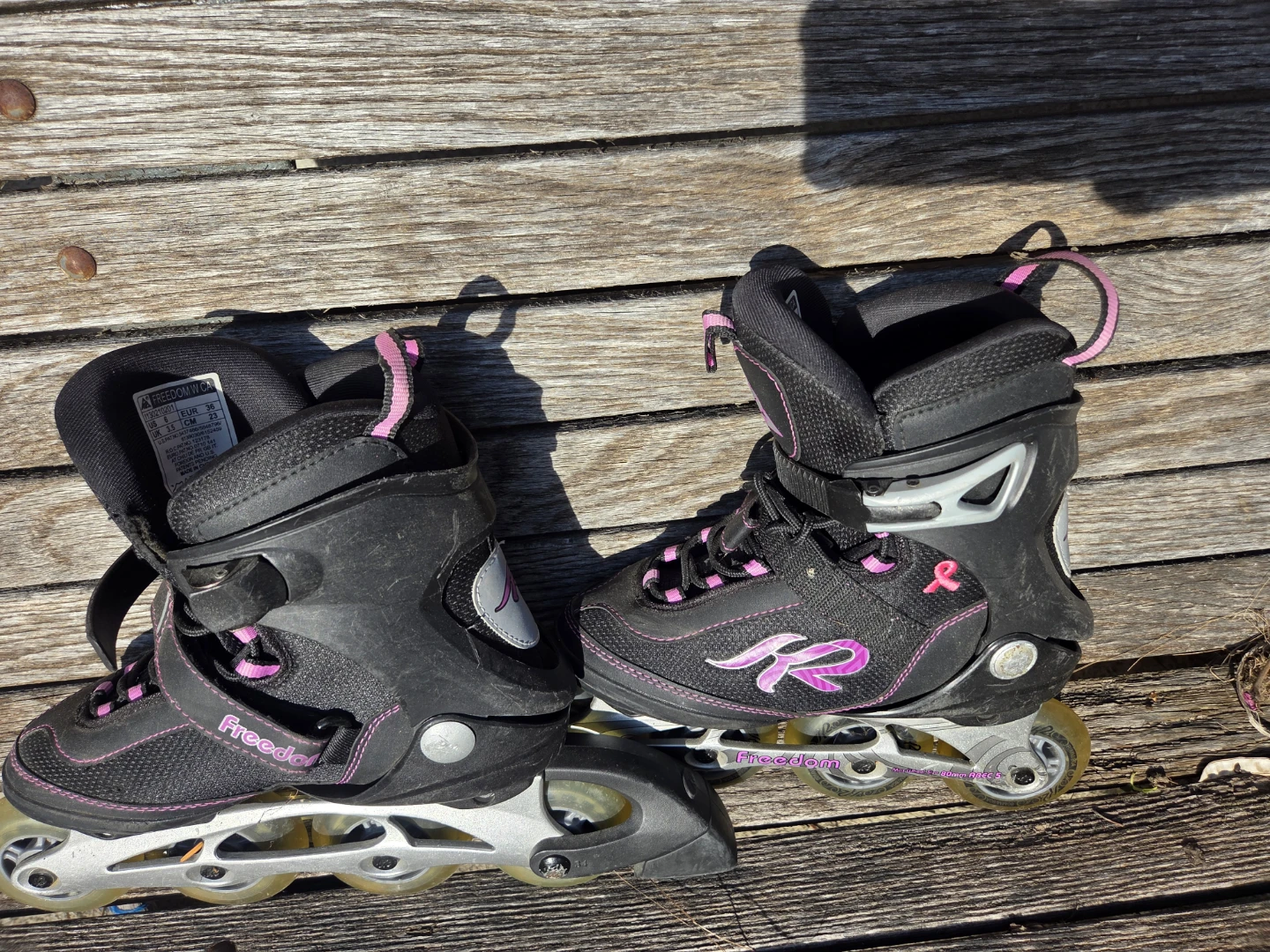 Freedom WCA Inline Skates - Youth Size 6 (US) / 36 (EUR)