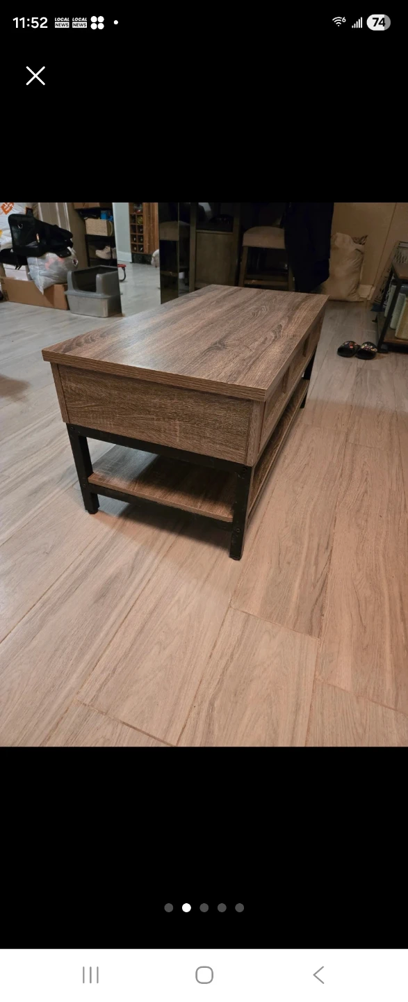 Lift Top Coffee Table with Storage