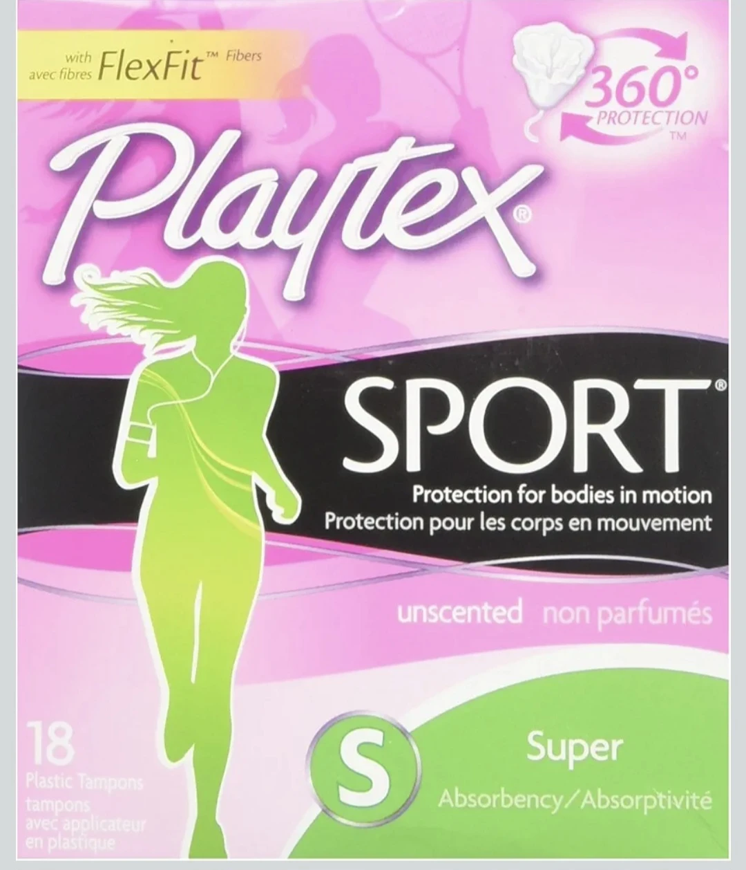 2-1 Playtex Sport Super Absorbency Tampons - 18 count