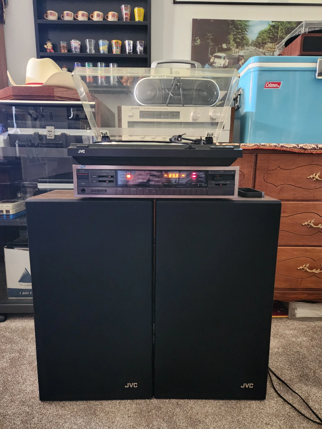 JVC Turntable Receiver Stereo System