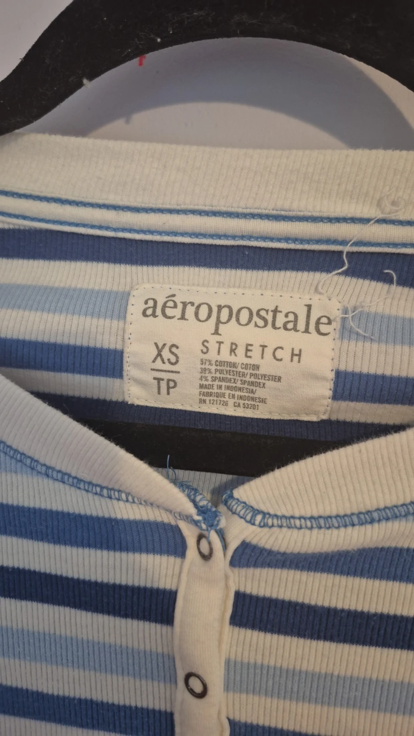 Aeropostale Striped Long Sleeve Top XS - photo 2