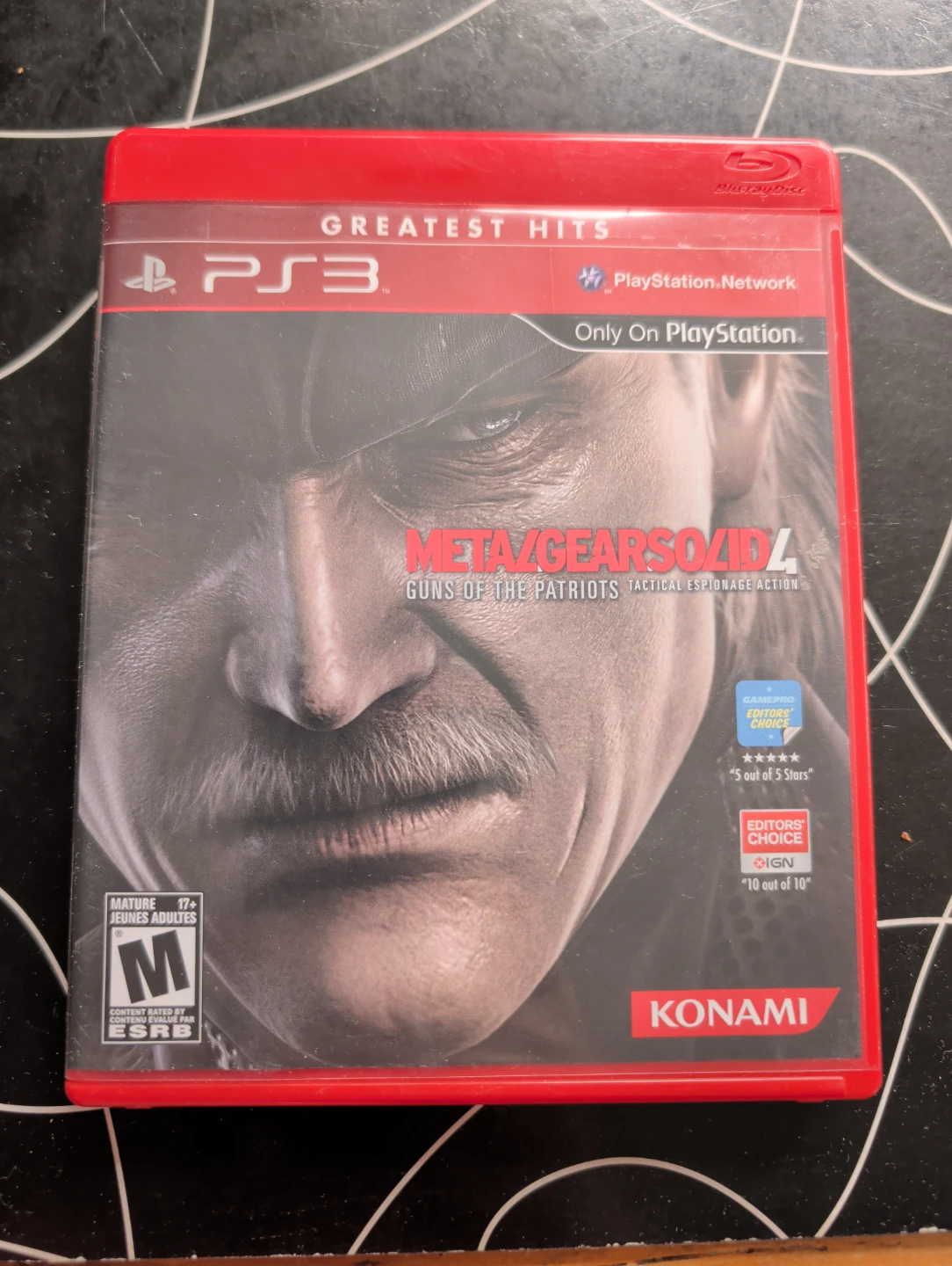 Metal Gear Solid 4 PS3 game