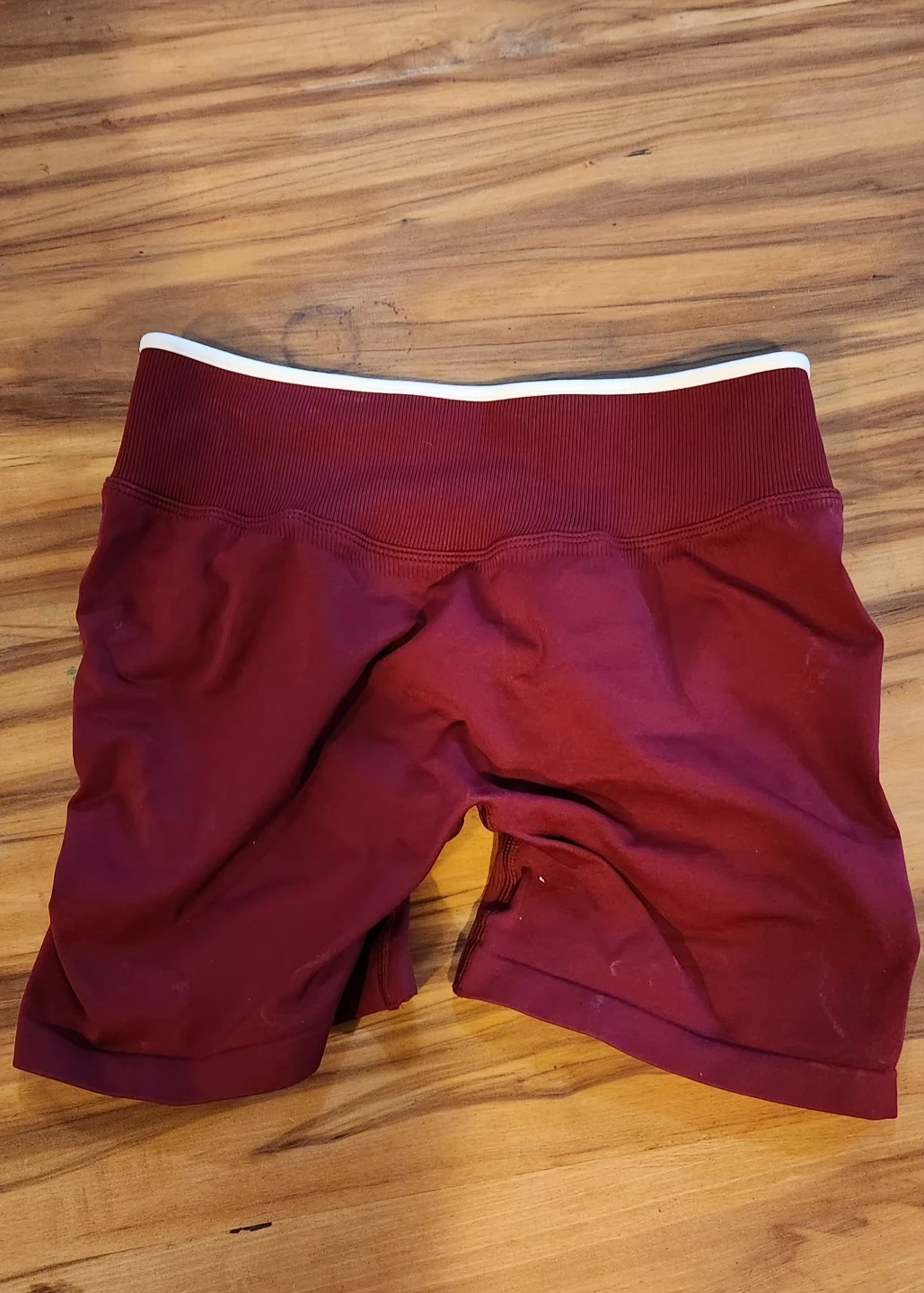 New TEVEO Workout Shorts Burgundy
