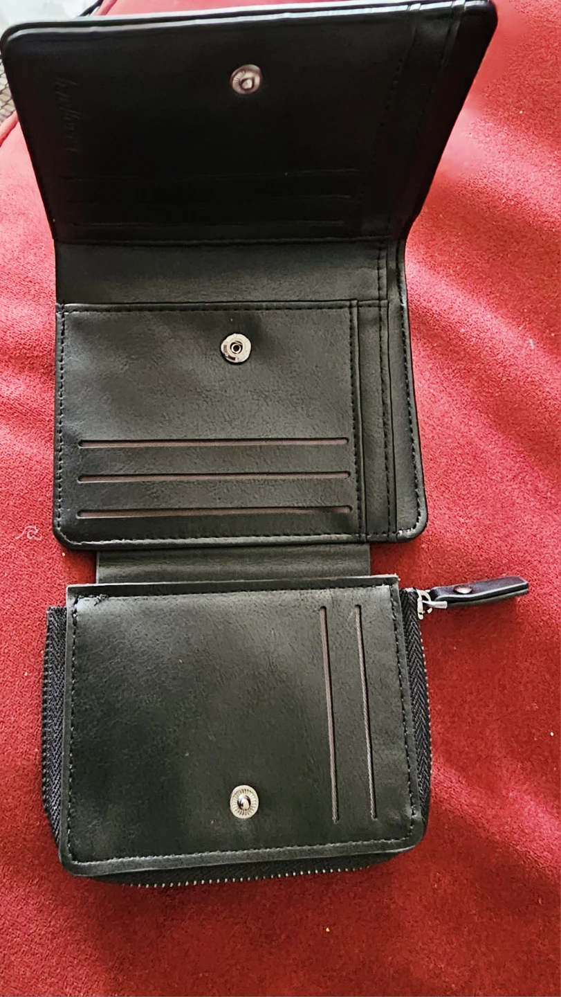 Mens Baellerry Black Anchor Bifold Wallet - photo 2