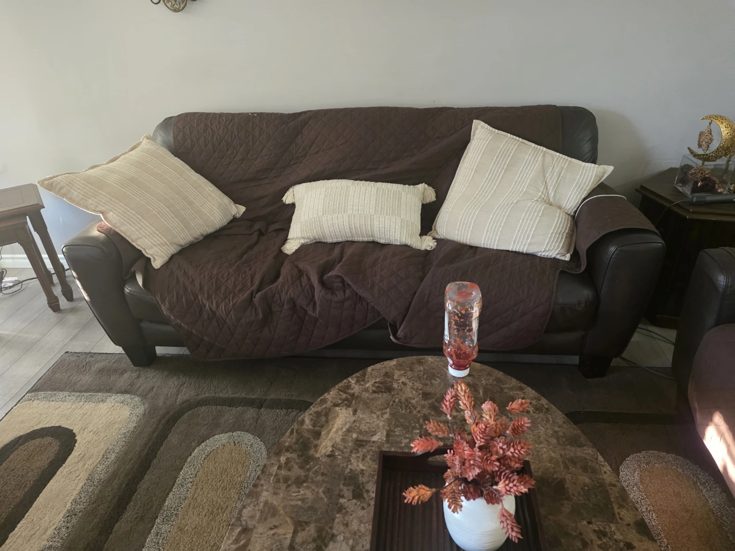 2 Brown Sofa
