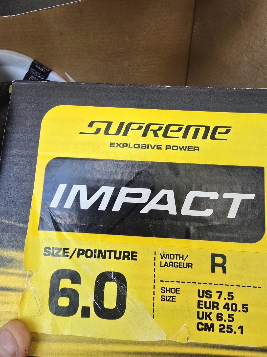 Bauer Supreme Impact Hockey Skates - Size 6R - photo 2