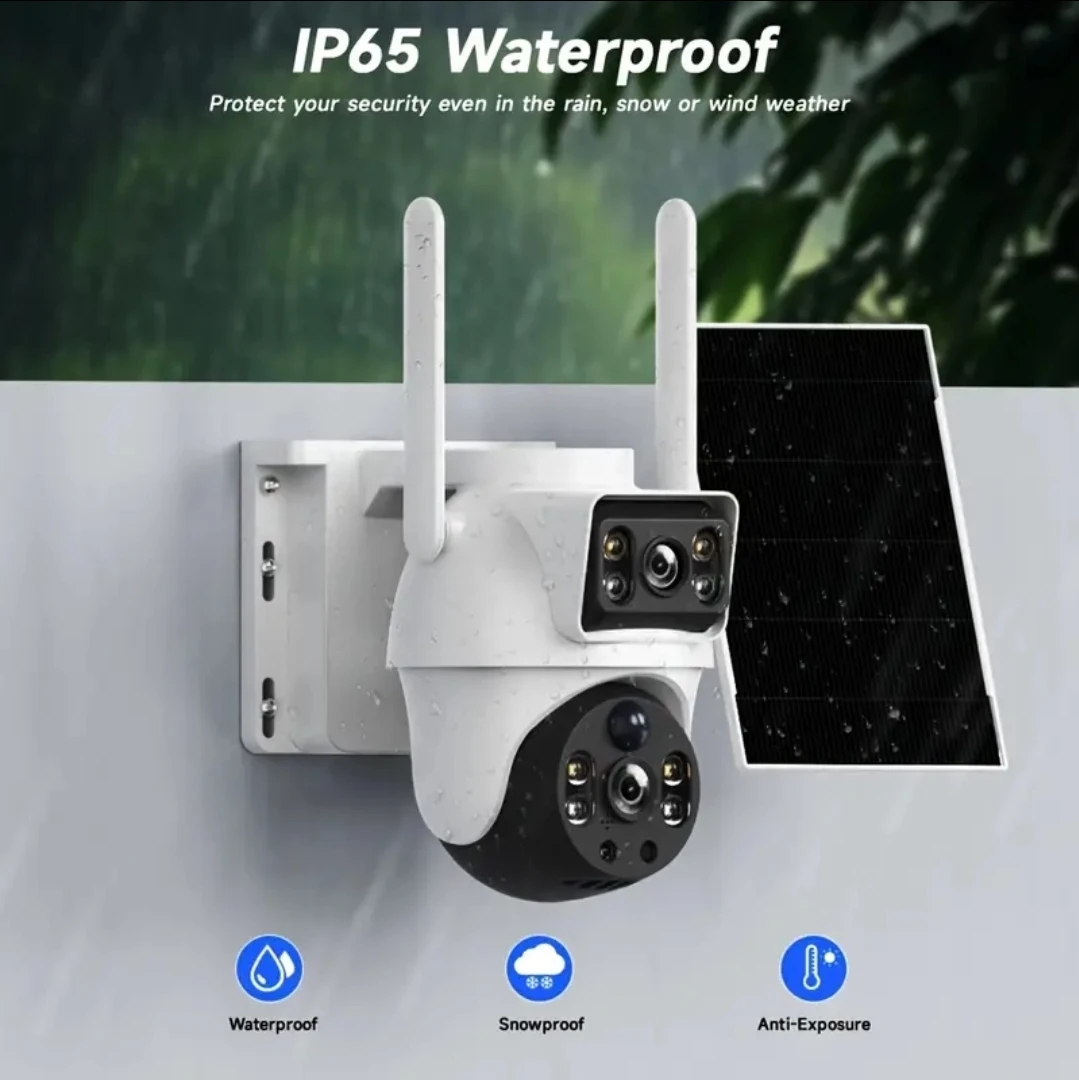 4K Ultra HD WiFi Security Camera with Solar Panel - photo 4