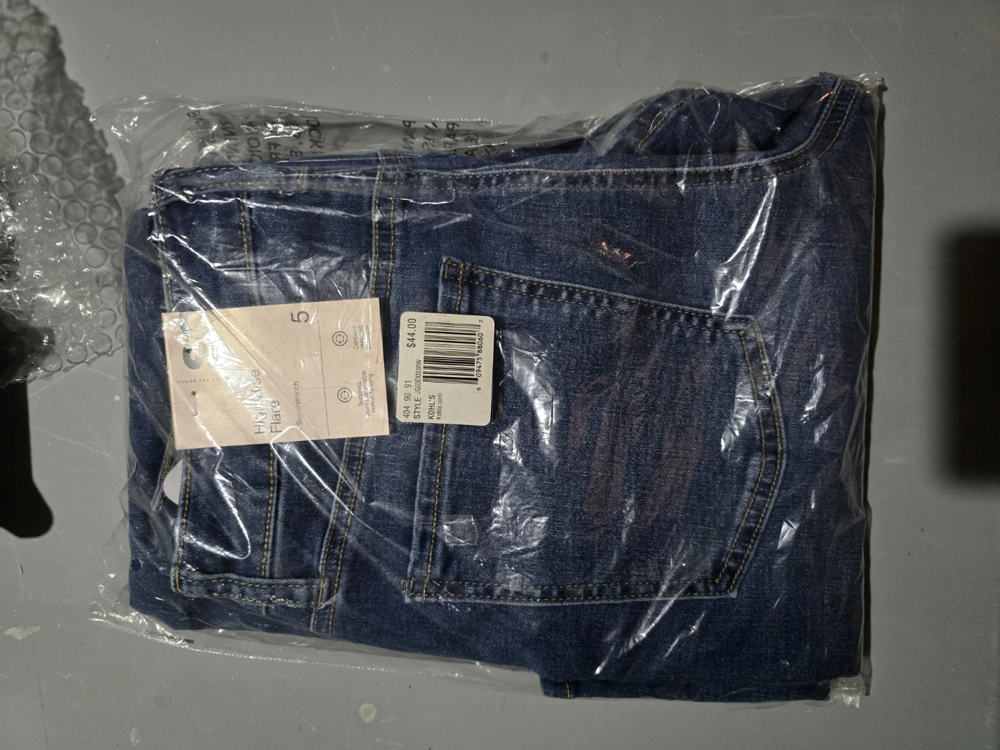 Kohl's High Rise Flare Jeans Size 5