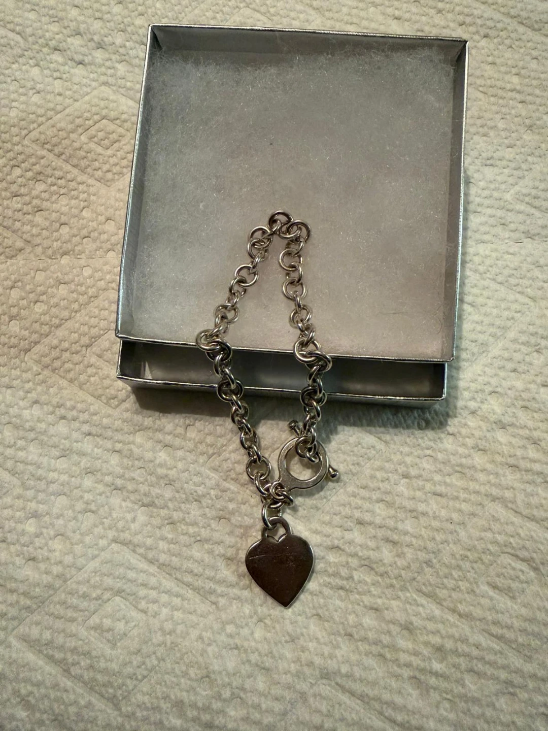 Sterling Silver Heart Charm Bracelet - photo 5