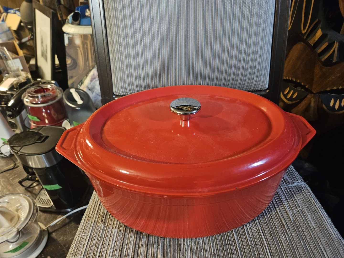 Staub Cast Iron Oval Cocotte 30cm Red - photo 2