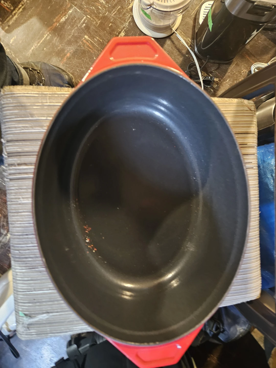 Staub Cast Iron Oval Cocotte 30cm Red - photo 5