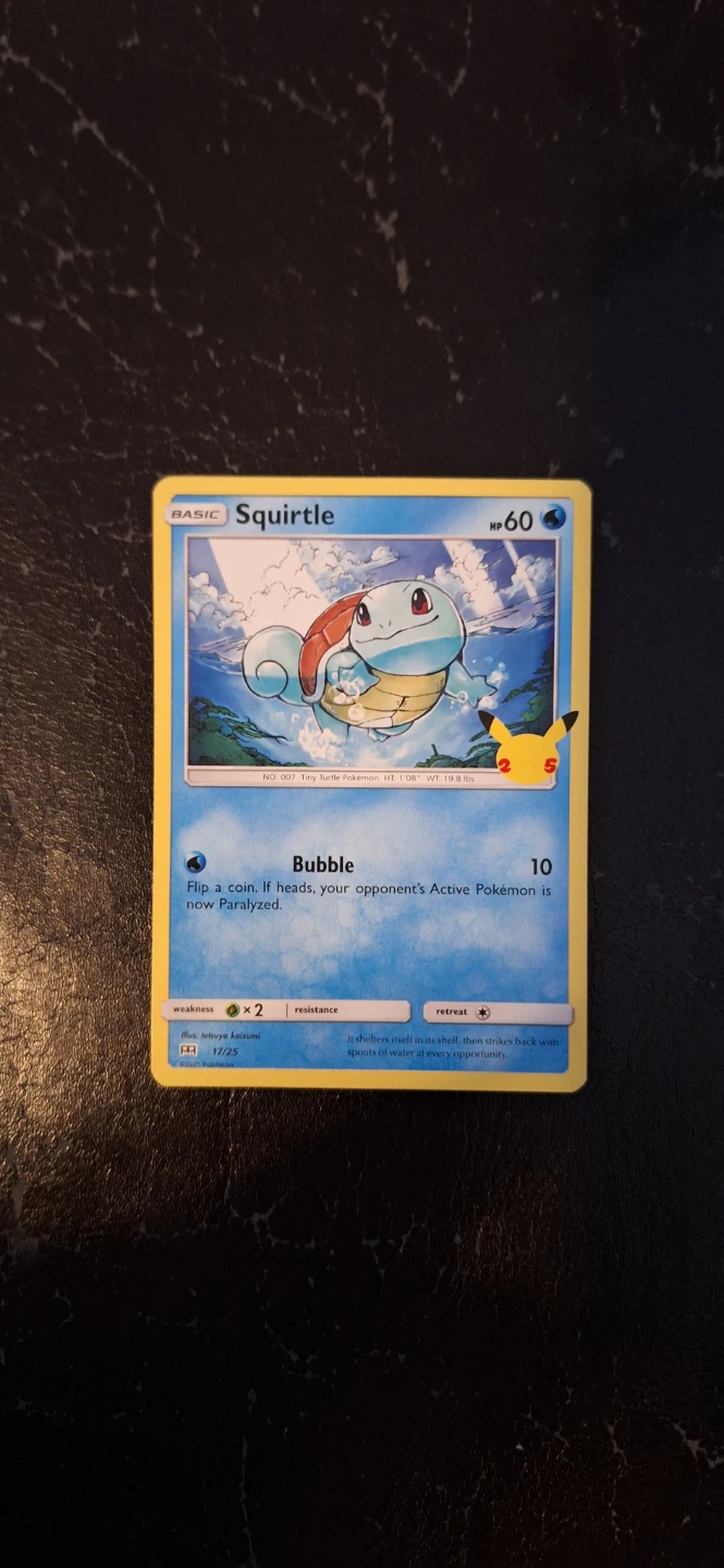 Pokemon Squirtle Card