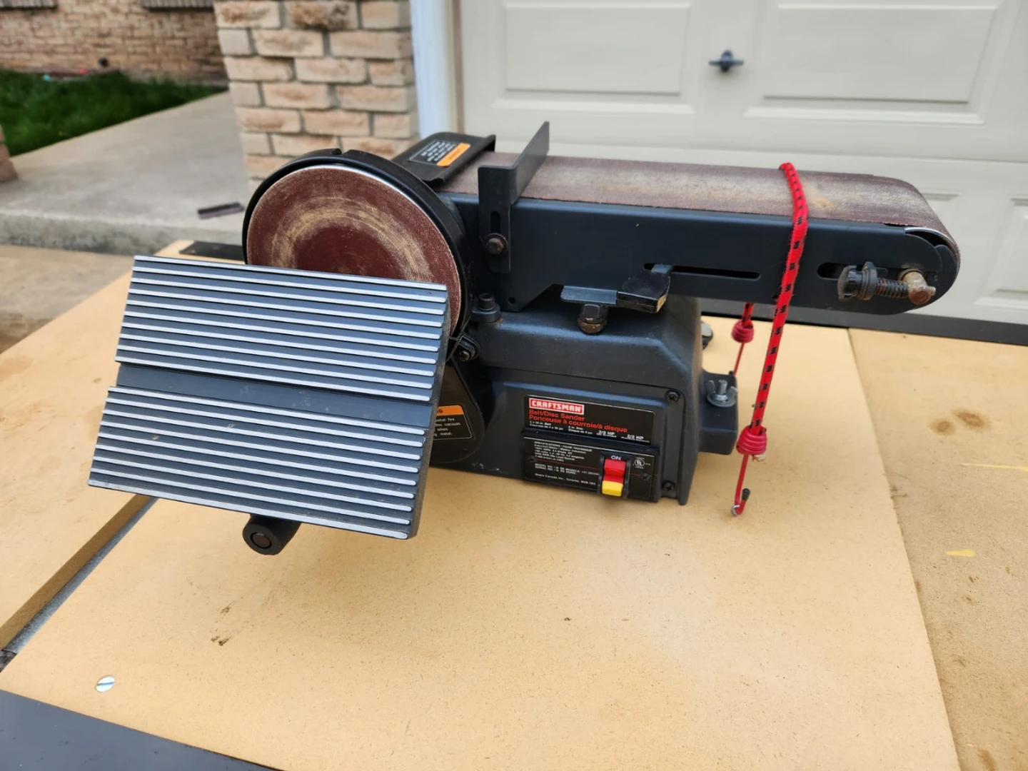 Craftsman Rotary Tool Bench w/ Table Saw, Mitre Saw, belt Sander - photo 3