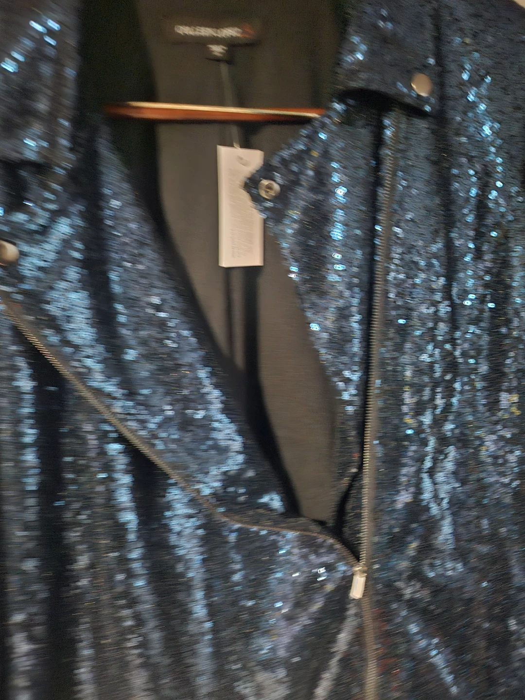 Colleen Lopez Sequin Moto Jacket - photo 3