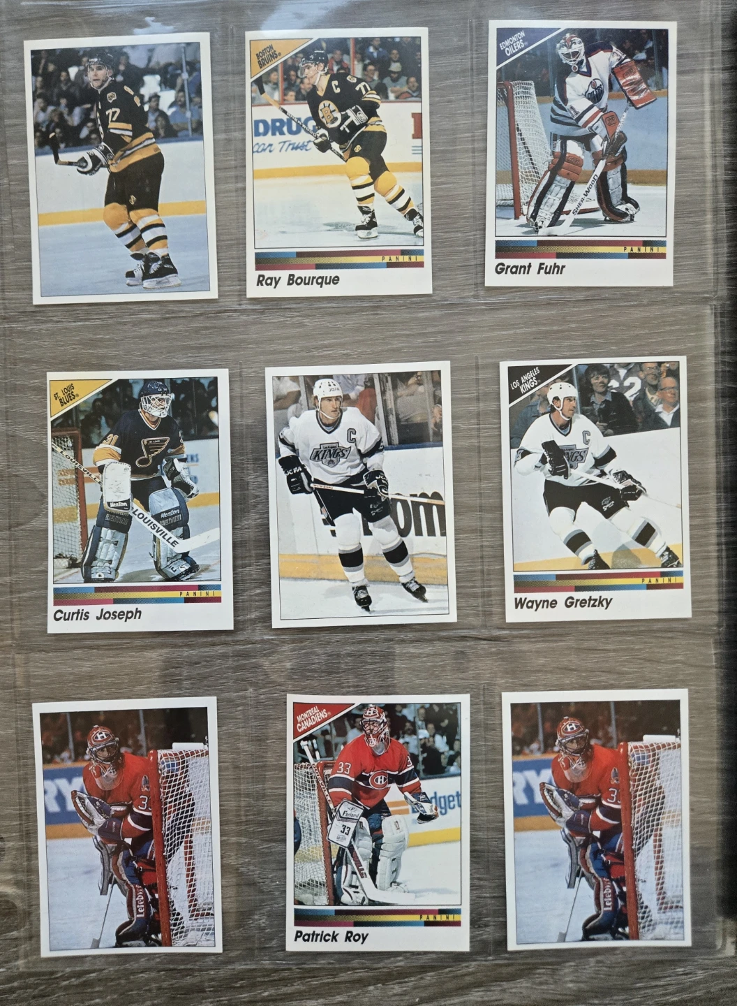 Vintage 90's Panini NHL Hockey Stickers+Photo Lot - photo 2