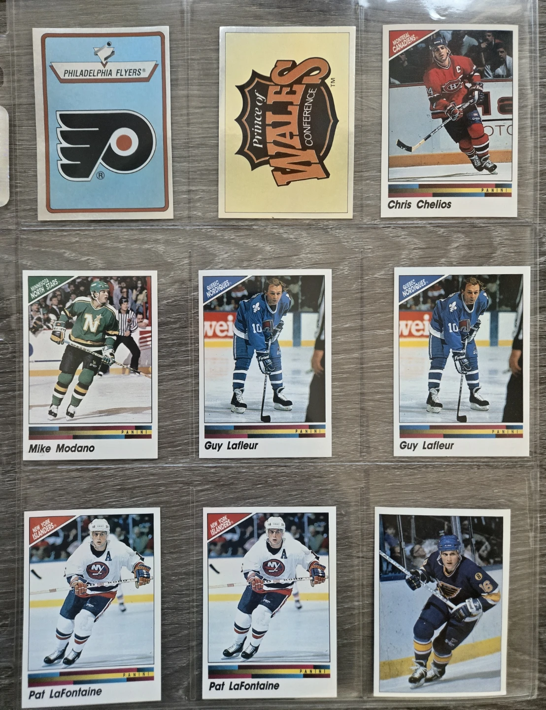 Vintage 90's Panini NHL Hockey Stickers+Photo Lot - photo 3