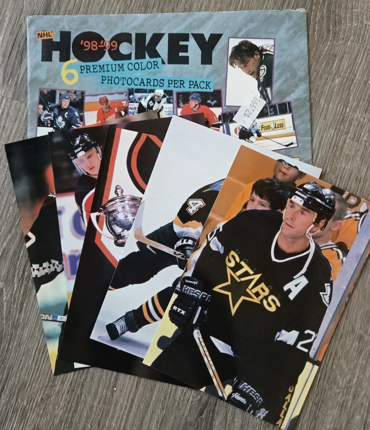 Vintage 90's Panini NHL Hockey Stickers+Photo Lot - photo 5